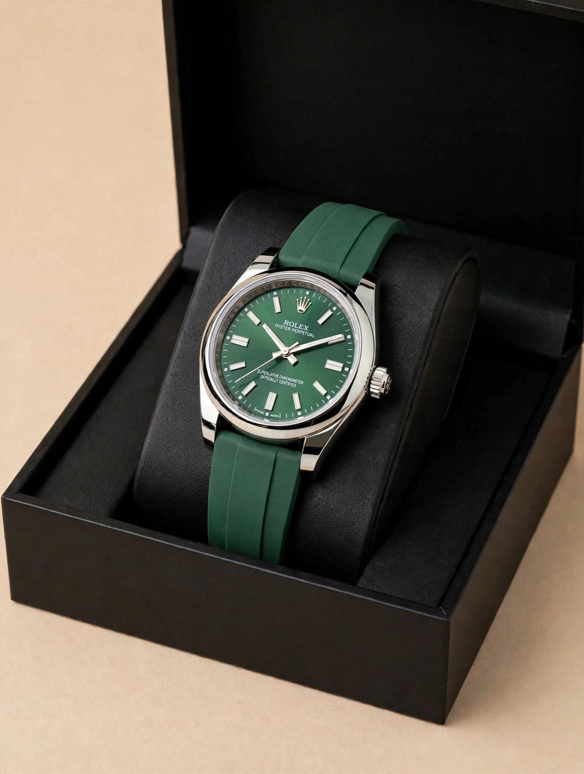 Rolex Oyster Perpetual Caoutchouc - Vert