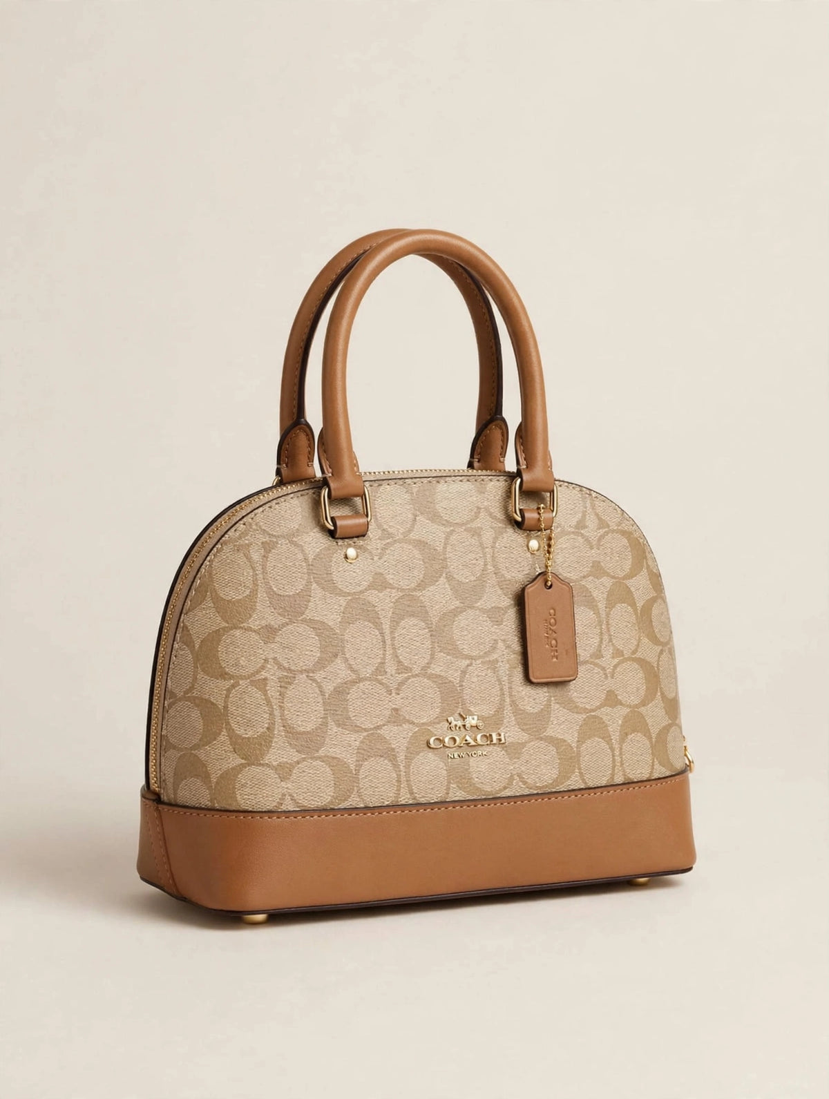 Sac Dôme Studio - Beige / Camel