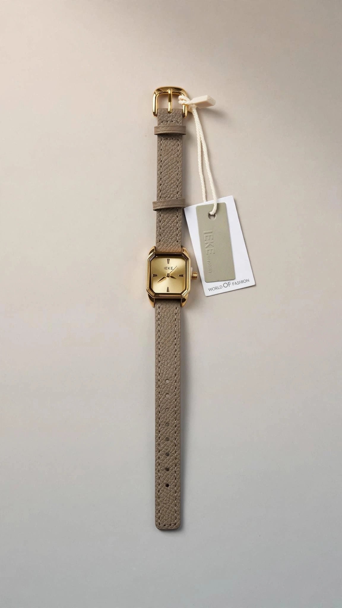 Montre Femme Ovale Bracelet Cuir