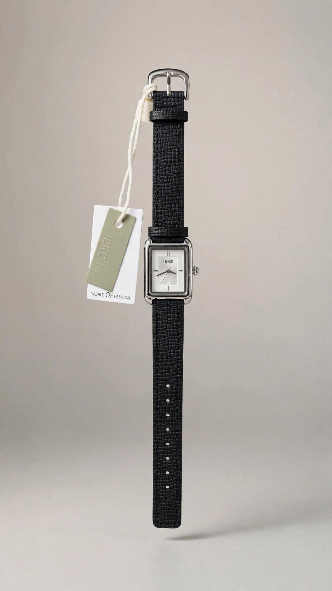 Montre Femme Carrée Bracelet Cuir