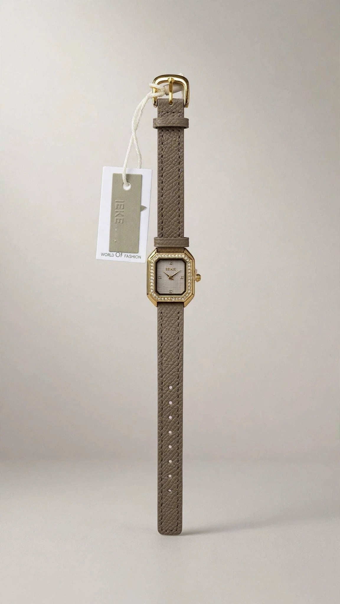 Montre Femme Carrée Bracelet Cuir