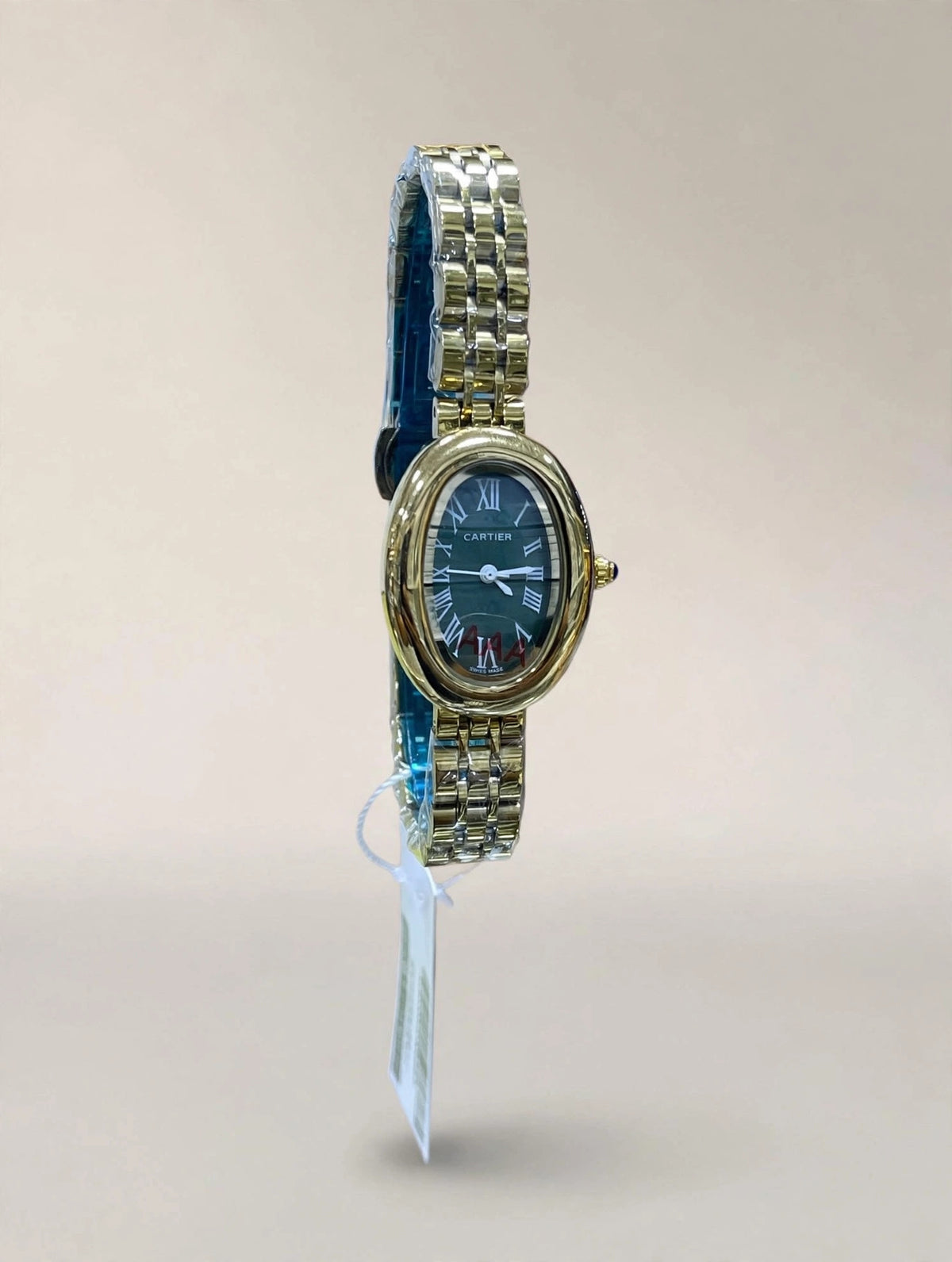 Montre Femme Ovale Bicolore
