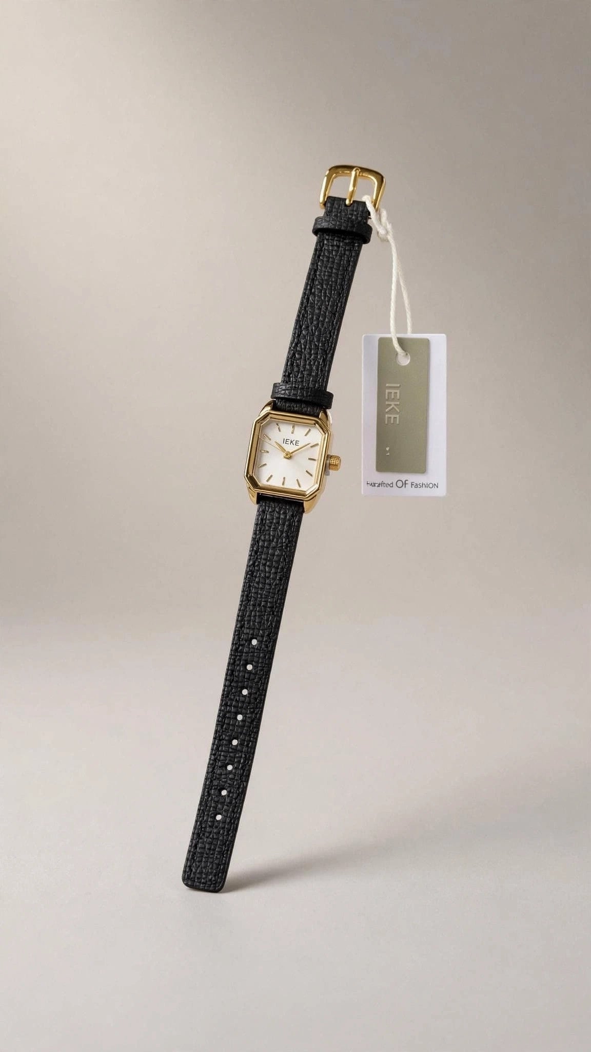 Montre Femme Carrée Bracelet Cuir