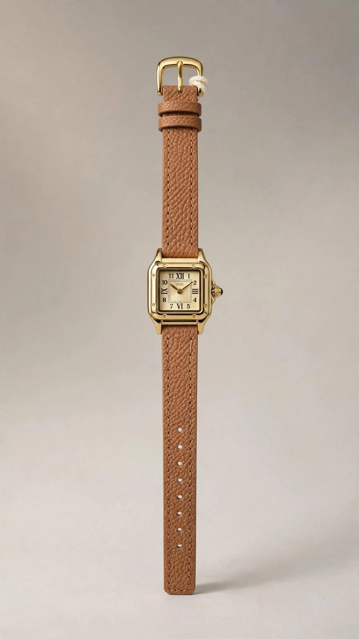 Montre Femme Carrée Bracelet Cuir