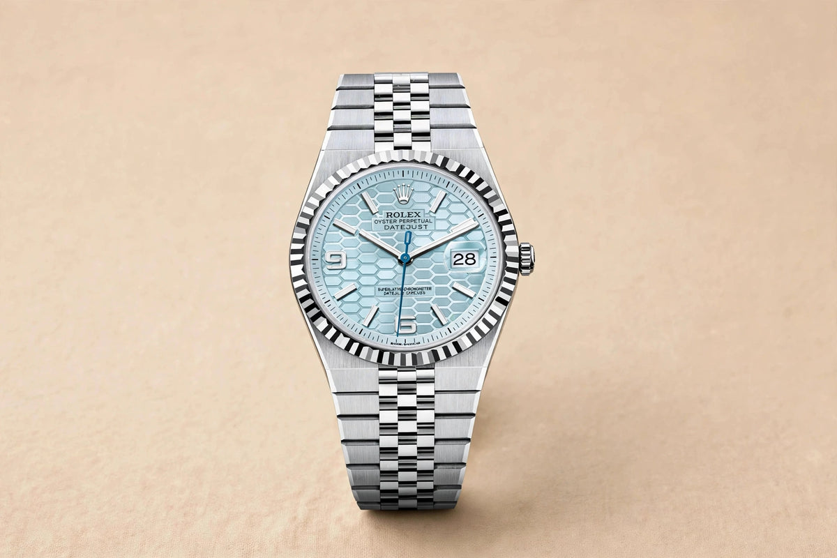 Rolex Datejust — Bleu Motif (sans boîte)