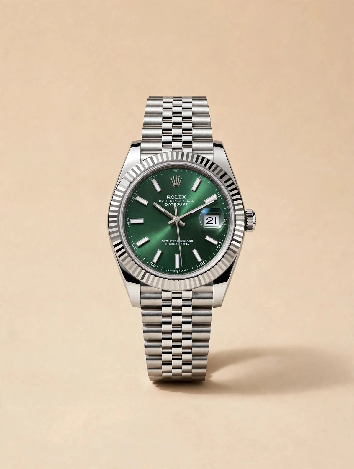 Rolex Datejust — Vert (sans boîte)