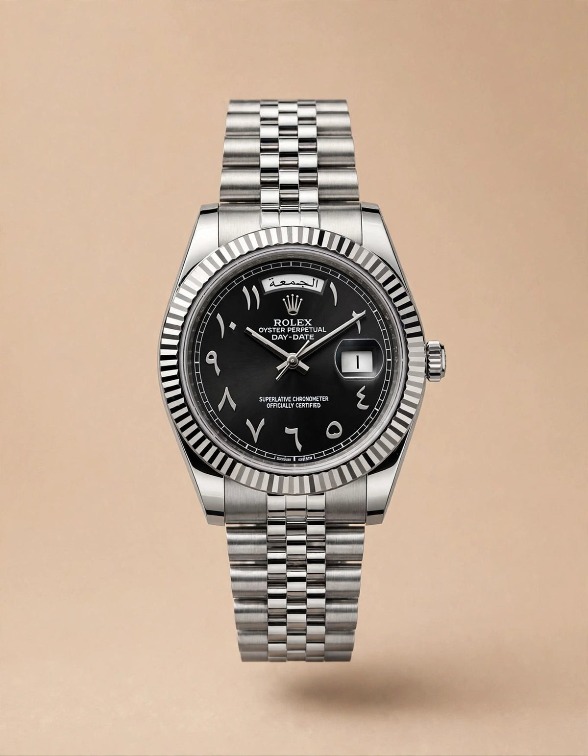 Rolex Day-Date Cadran Arabe - Noir