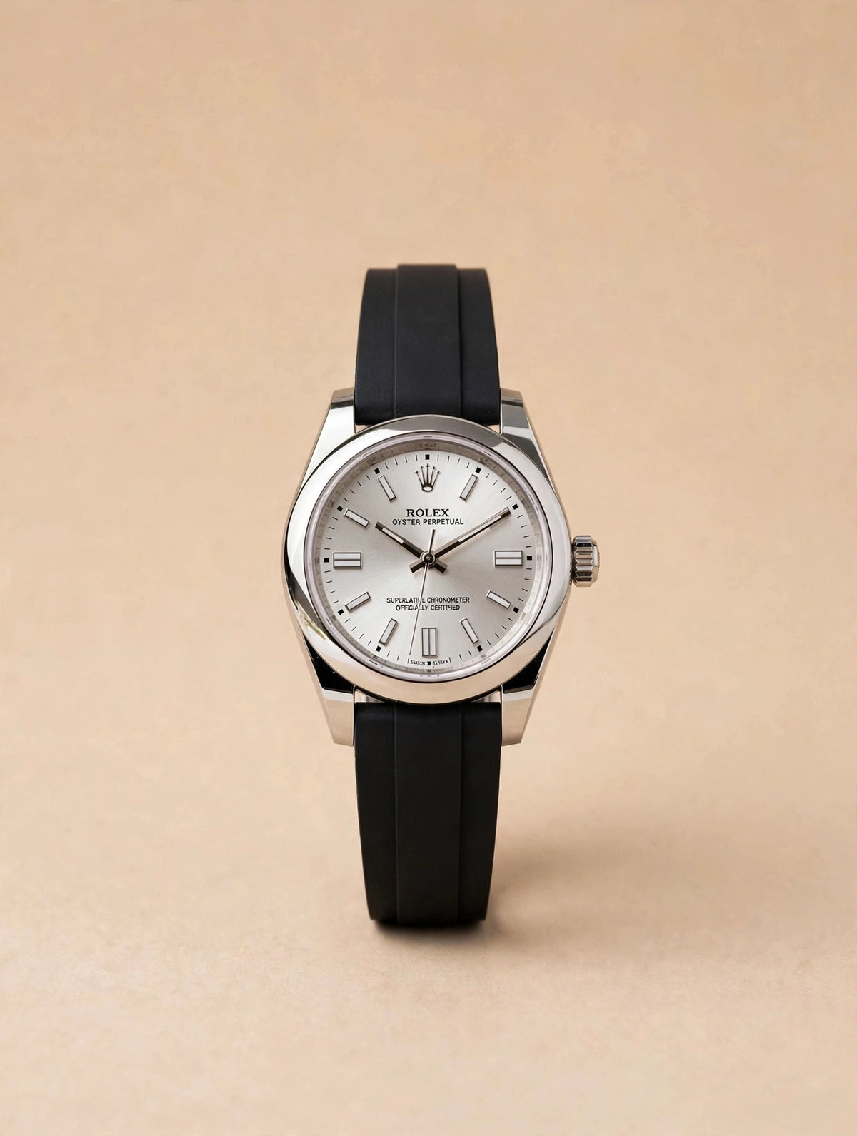 Rolex Oyster Perpetual Caoutchouc — Blanc (sans boîte)