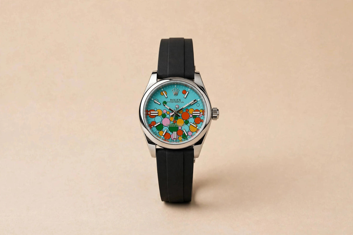 Rolex Oyster Perpetual Caoutchouc — Celebration (sans boîte)