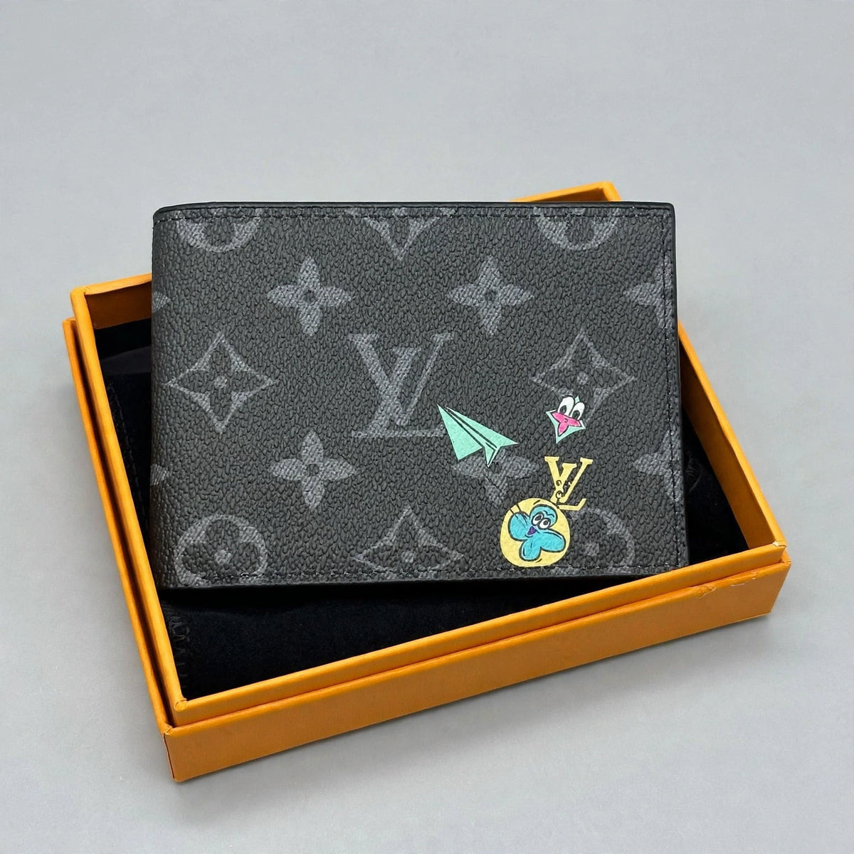 Portefeuille Louis Vuitton Homme - Noir Éclipse Stickers