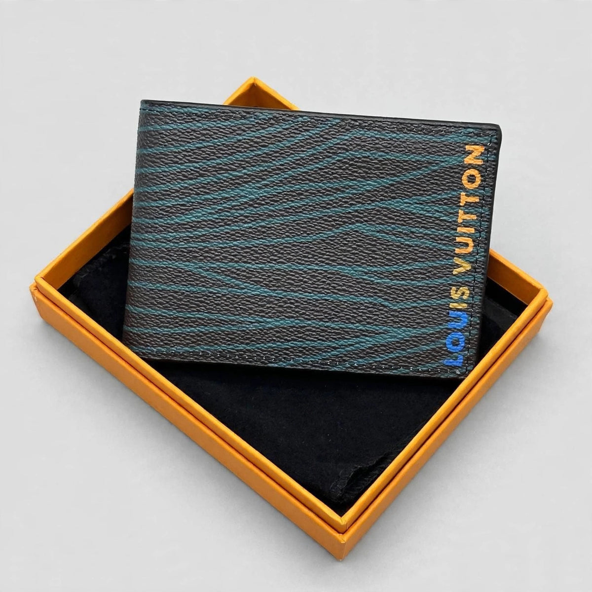 Portefeuille Louis Vuitton Homme - Gris Ondulé