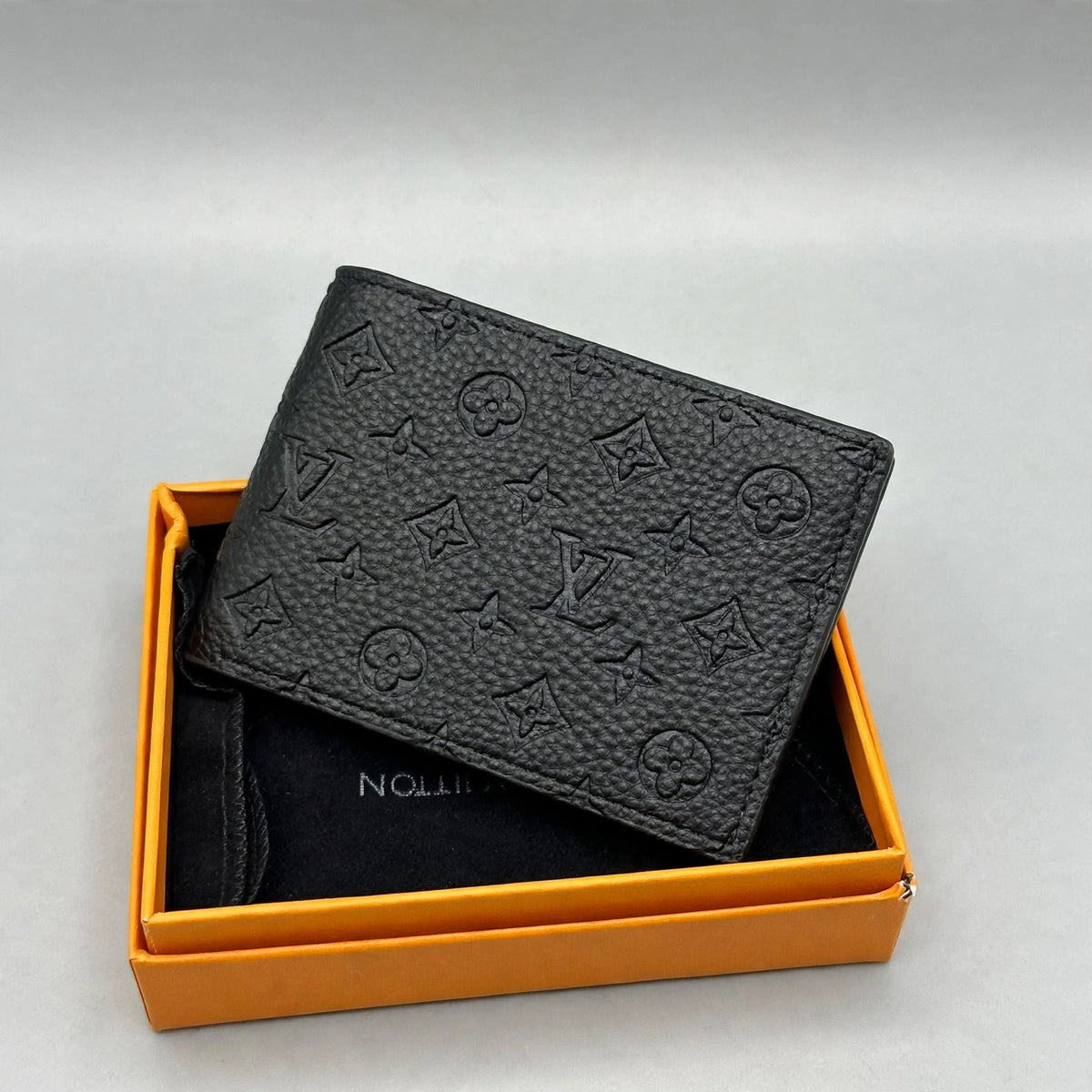 Portefeuille Louis Vuitton Homme - Noir Monogramme Gaufré