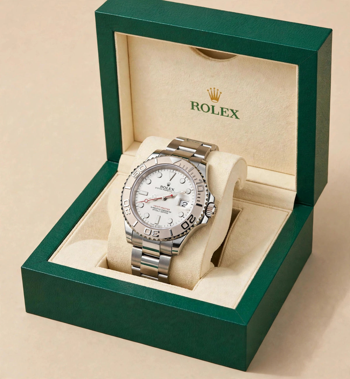 Rolex Yacht-Master — Blanc (avec boîte)