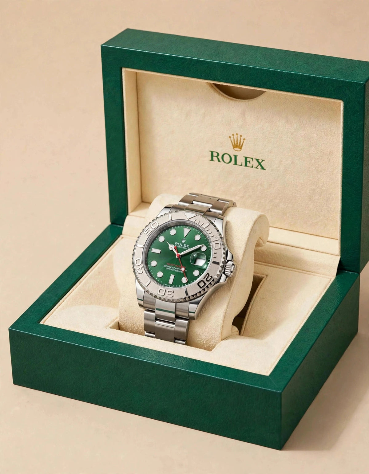Rolex Yacht-Master — Vert (avec boîte)